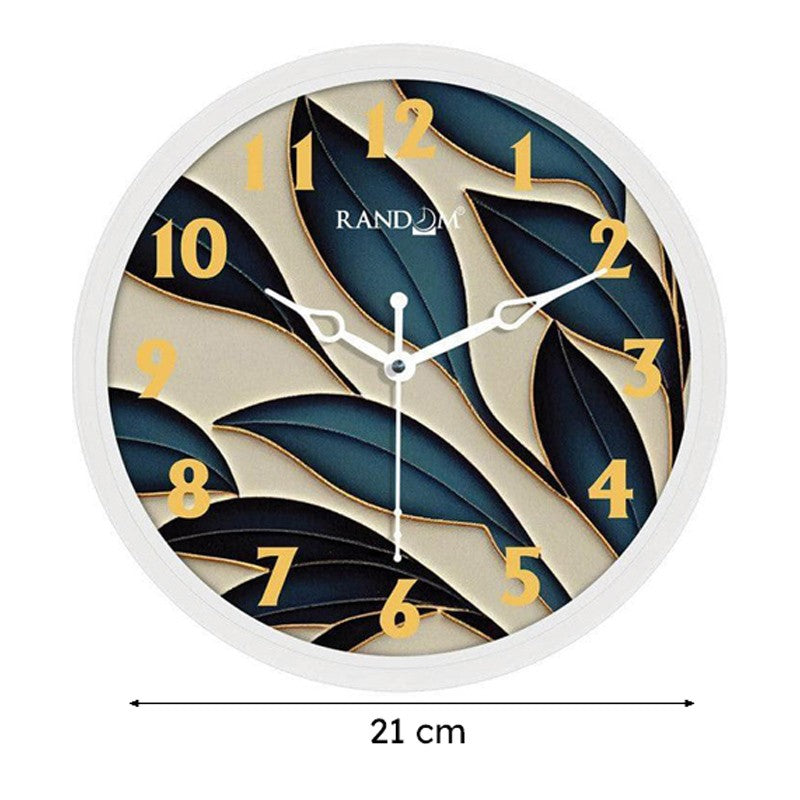 Tropical Leaf Tango Wall Clock media 6