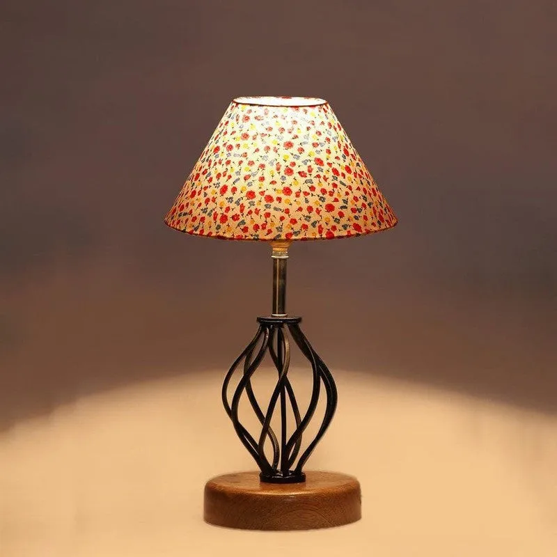Dainty Georgia Fabric Table Lamp - Multicolor media 5