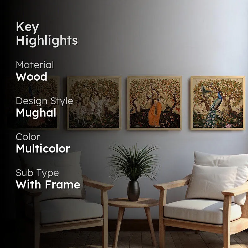 Frolicking In Garden II Wall Art - Set Of Four media 2