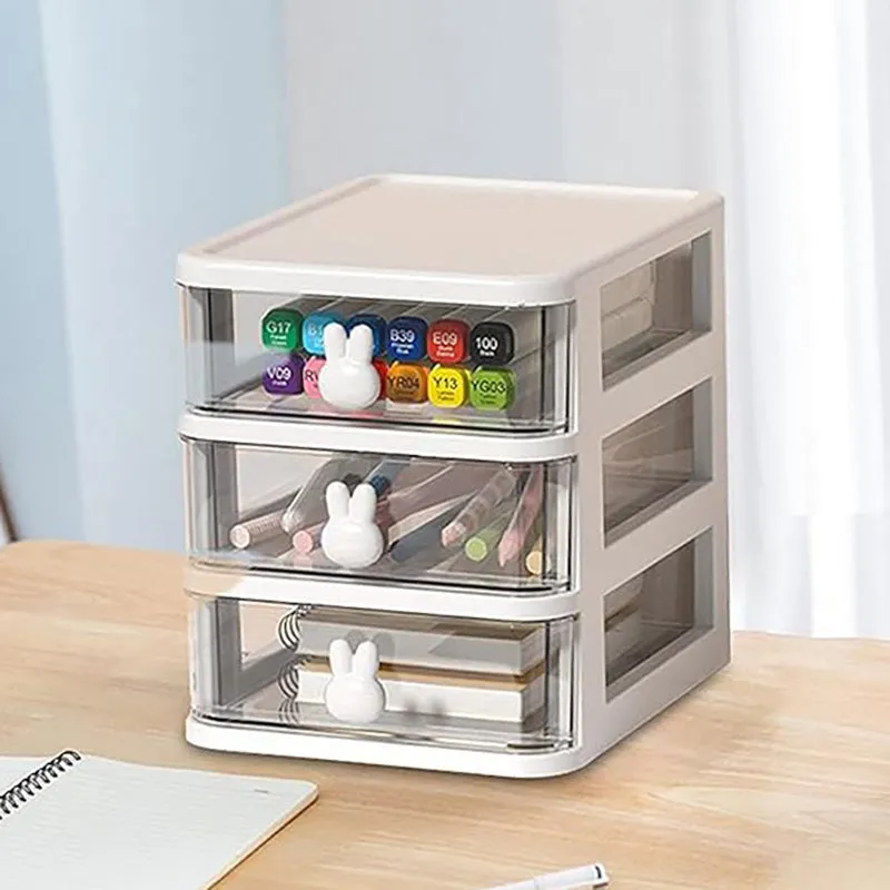 Stowly Three Tier Desk Organiser - White media 1