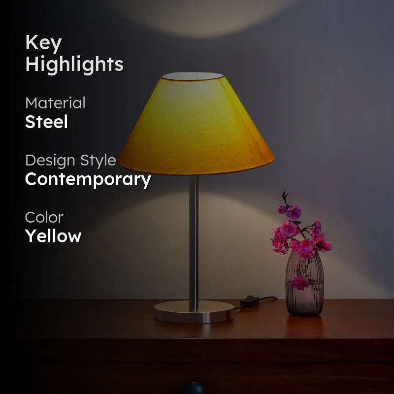 Noctra Nova Glow Metal Table Lamp - Yellow media 2