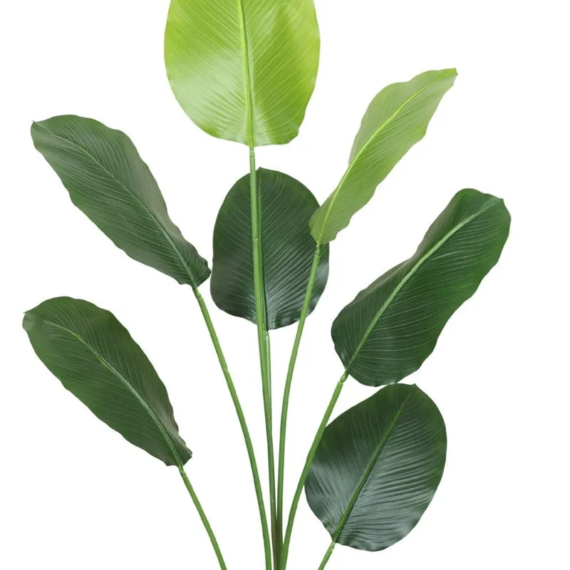 Verdelis Artificial Banana Plant With Black Fiber Pot - 4.8 Feet media 6