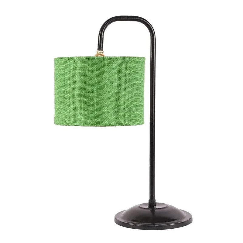 Flynn Arch Fabric Table Lamp - Green,Black media 4