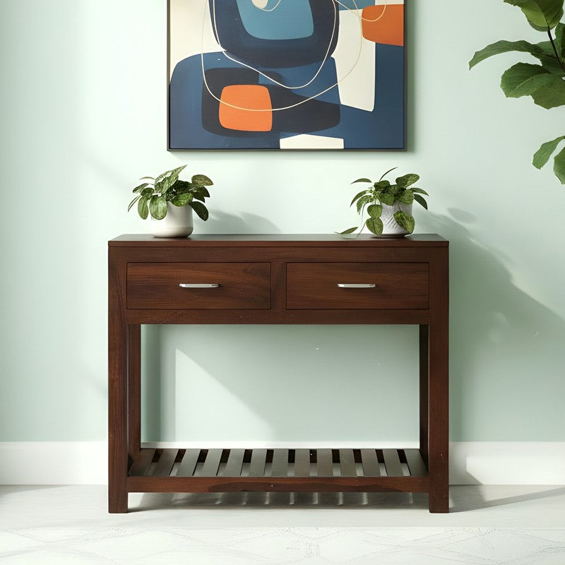 Wynex Sheesham Wooden Table - Brown