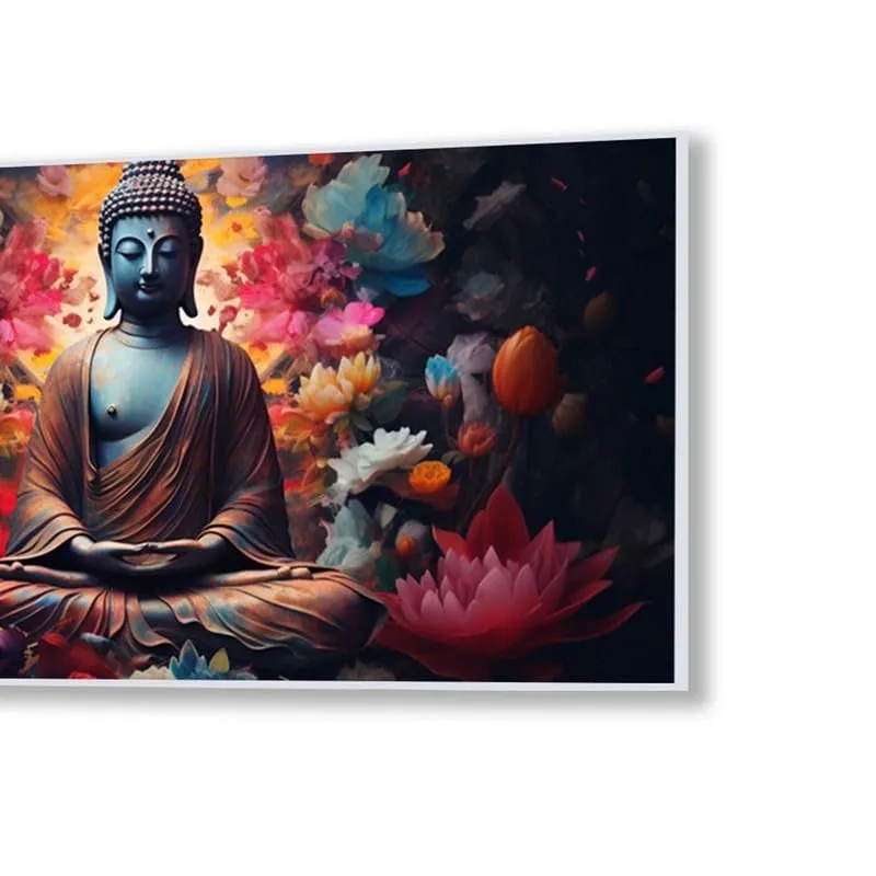 Lotus of Inner Peace Canvas Wall Painting With Frame media 6