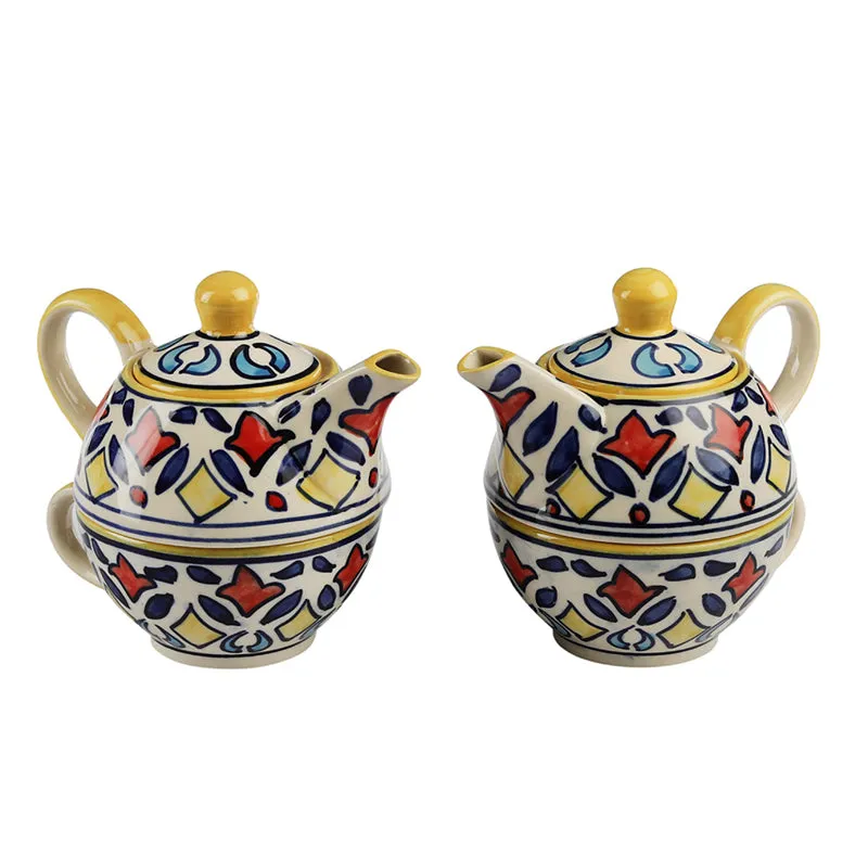 Ruhani Stackable Tea Cup & Pot (120 mL/250 mL) - Four Piece Set media 5