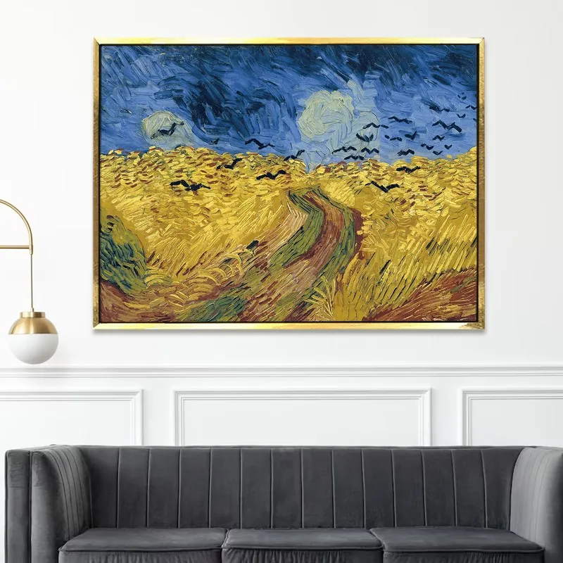 Rural Radiance Canvas Wall Painting With Frame media 5