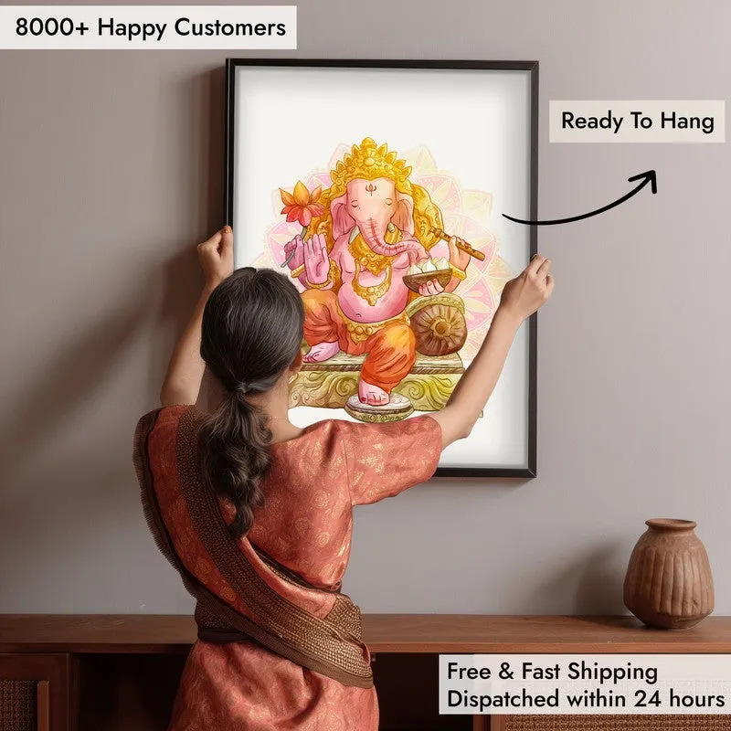 Sri Vigneshwara Archival Paper Wall Art With Frame media 6