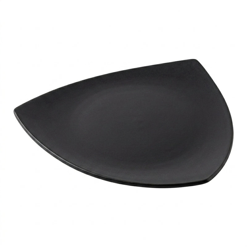 Rubeena Triangular Ceramic Platter - Black media 5