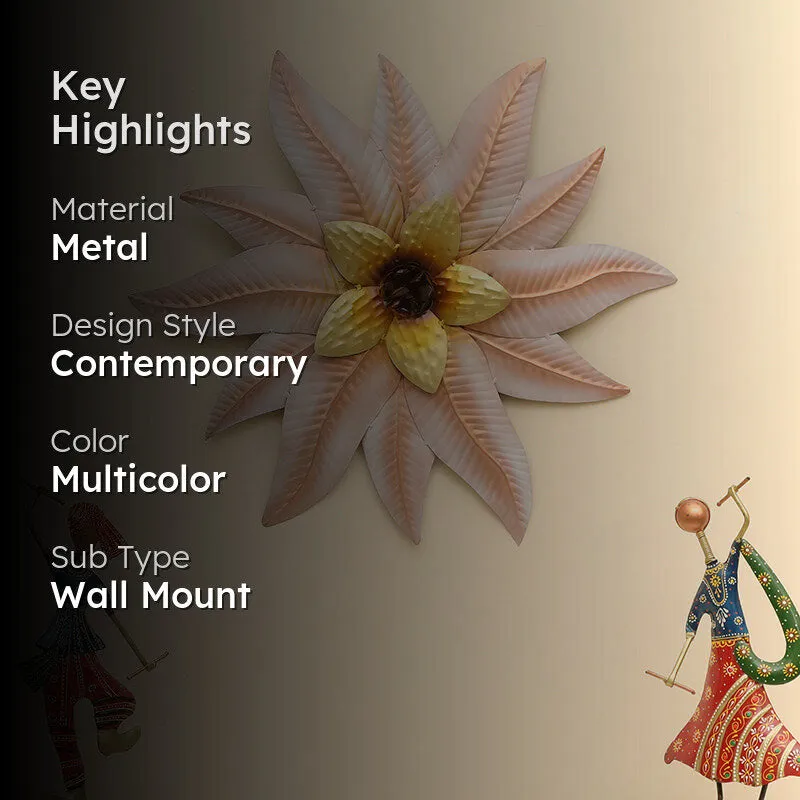 Forge Of Flora Metal Wall Accent - Pink media 2