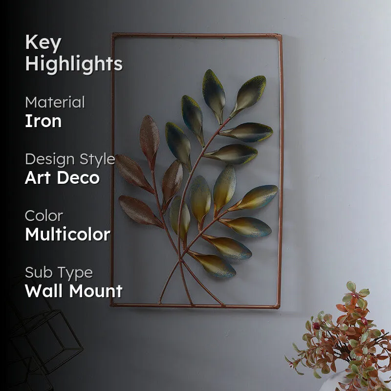 Coloured Leaves Iron Wall Accent media 2
