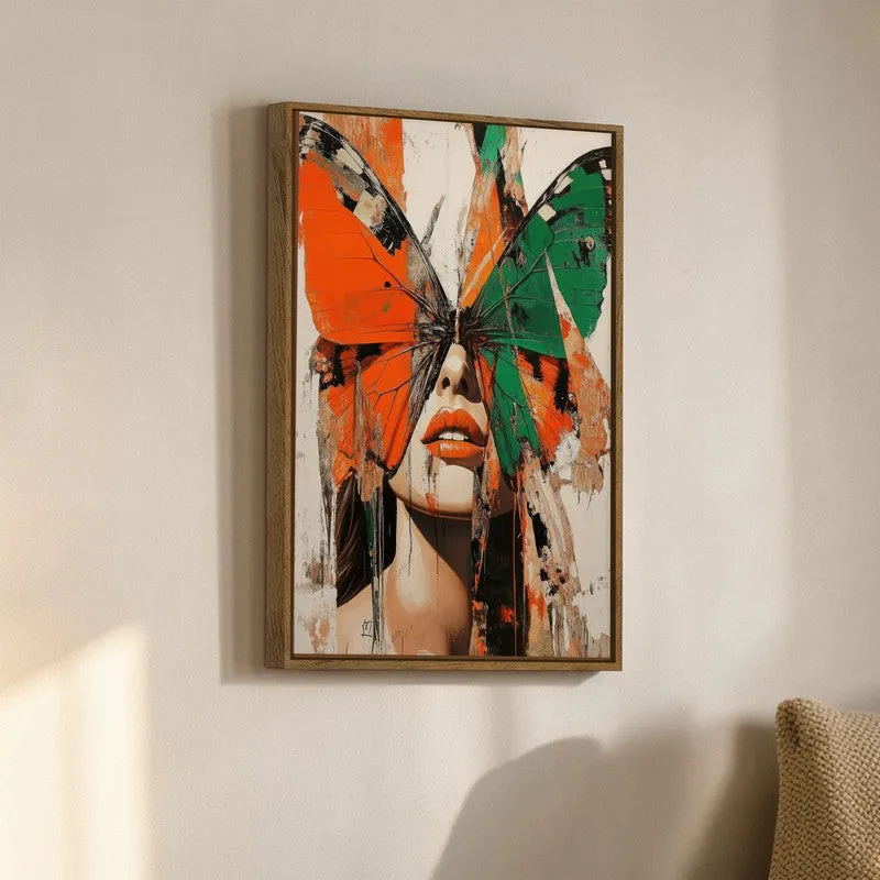 Modern She Canvas Wall Art With Frame media 3