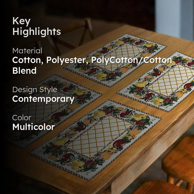 Gem Weave Table Mat - Set Of Four media 2
