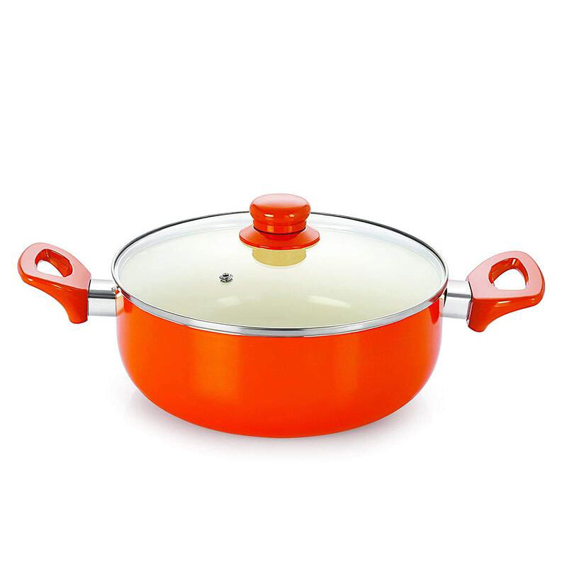 Nirlon Ceramic Coating Non Stick Cooking Pot With Lid - 2600 ML media 3