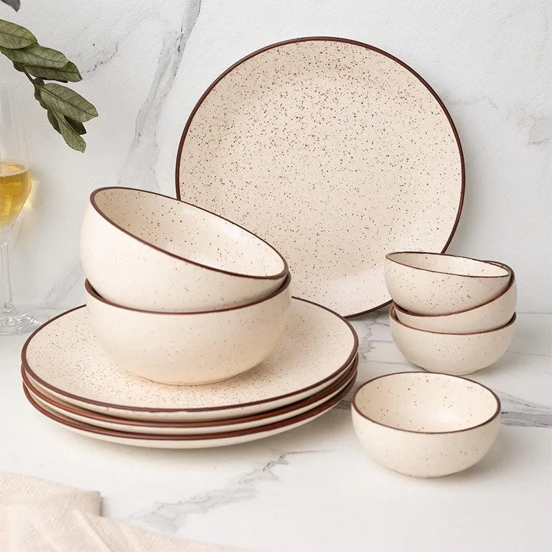 Kestha Dinnerware (Beige) - 10 Piece Set media 1
