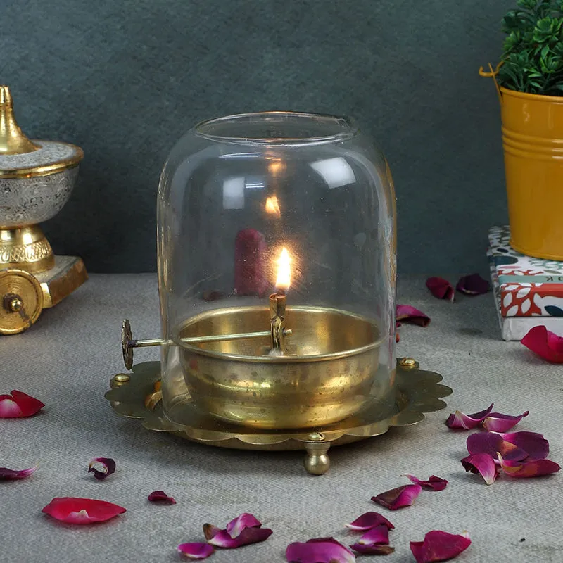 Isabelle Brass Candle Holder media 6