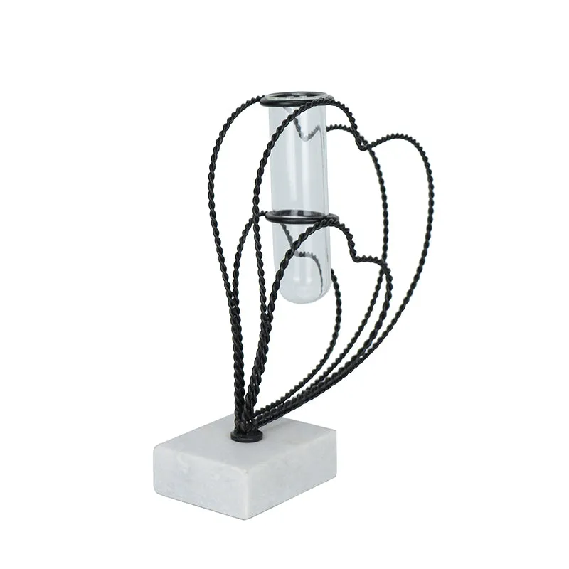 Crossed Hearts Planter - Black media 3