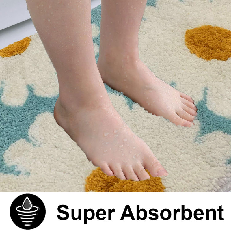 Daisy Soft Microfiber Bath Mat media 5