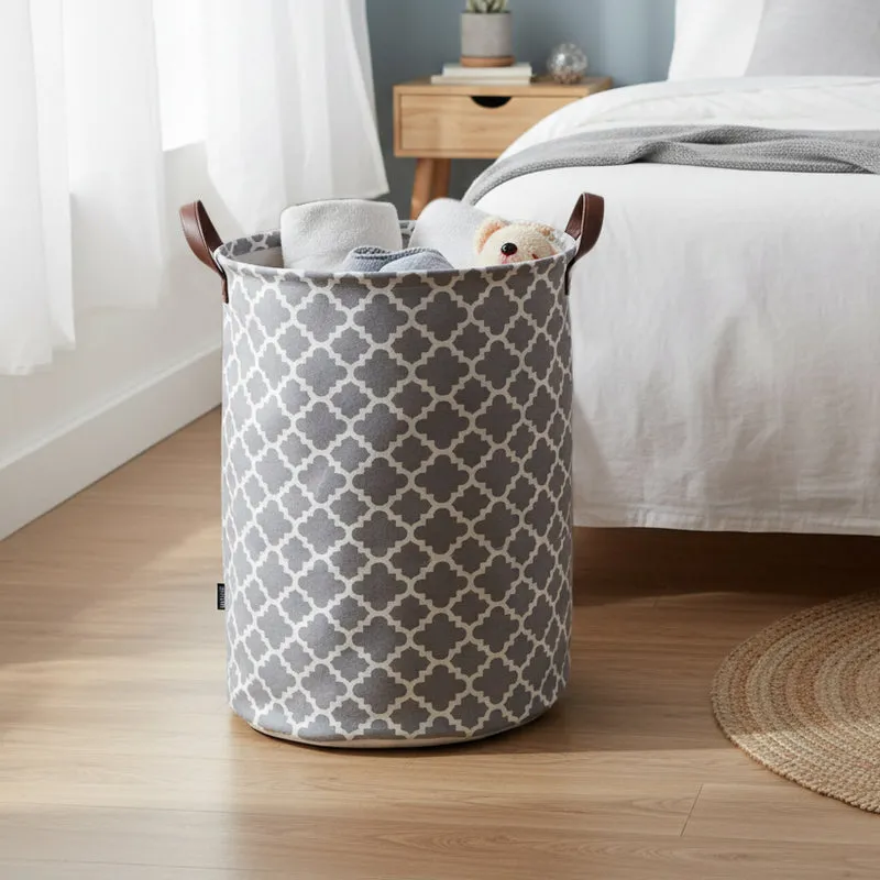 Entara Laundry Basket - Grey media 1