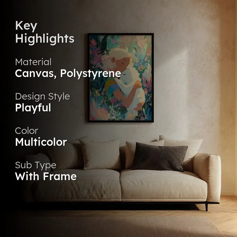 Tendera Canvas Wall Painting With Black Frame media 2