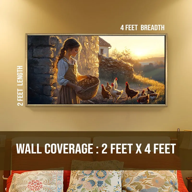 Homestead Canvas Wall Painting With Frame media 8