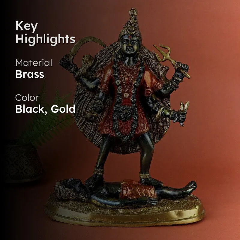Colourful Kaali Maa Brass Idol media 2