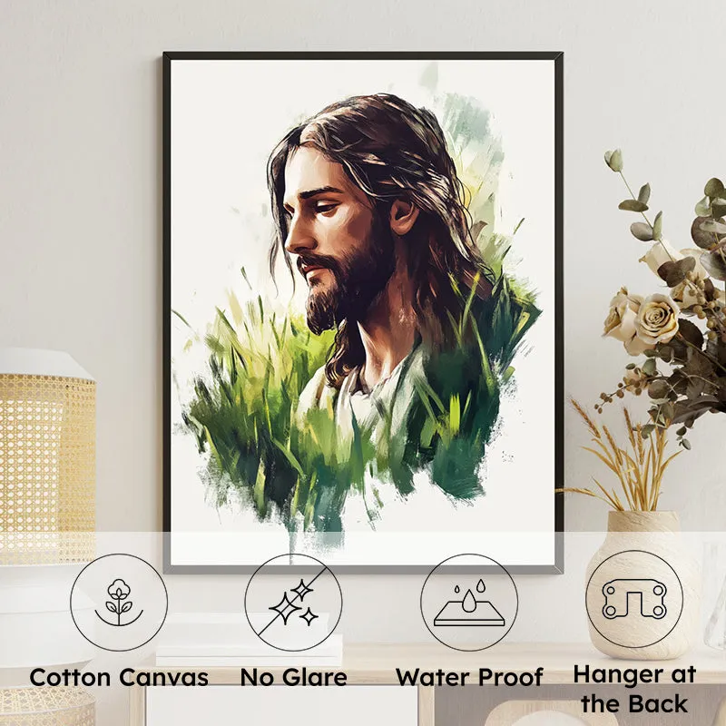 Light Of Jesus Wall Art With Resin Frame media 8