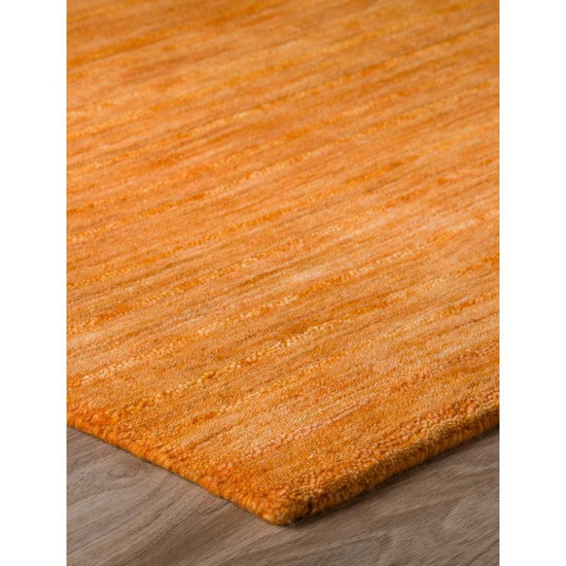 Aylin Hand Woven Wool Rug - Orange media 7
