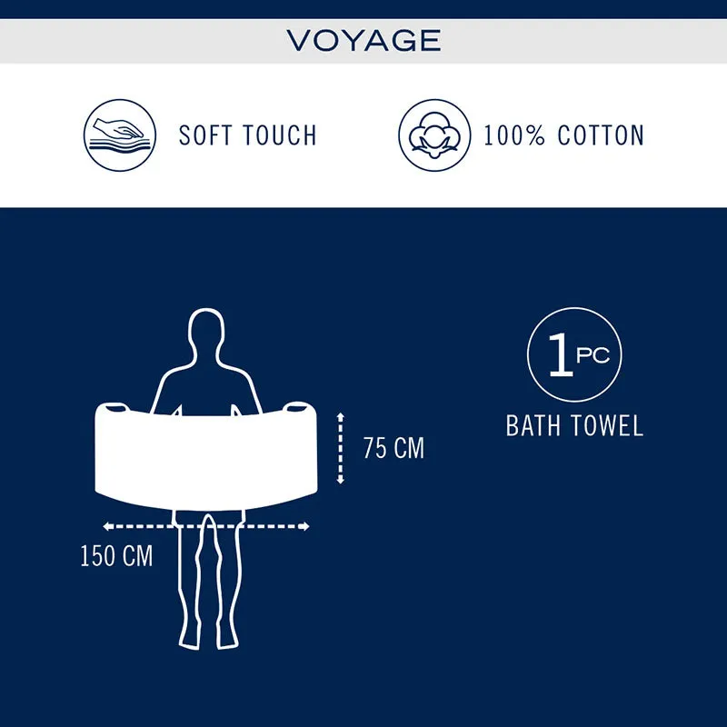 Nautica Cloud Caress Cotton Bath Towel - Green & Blue media 6