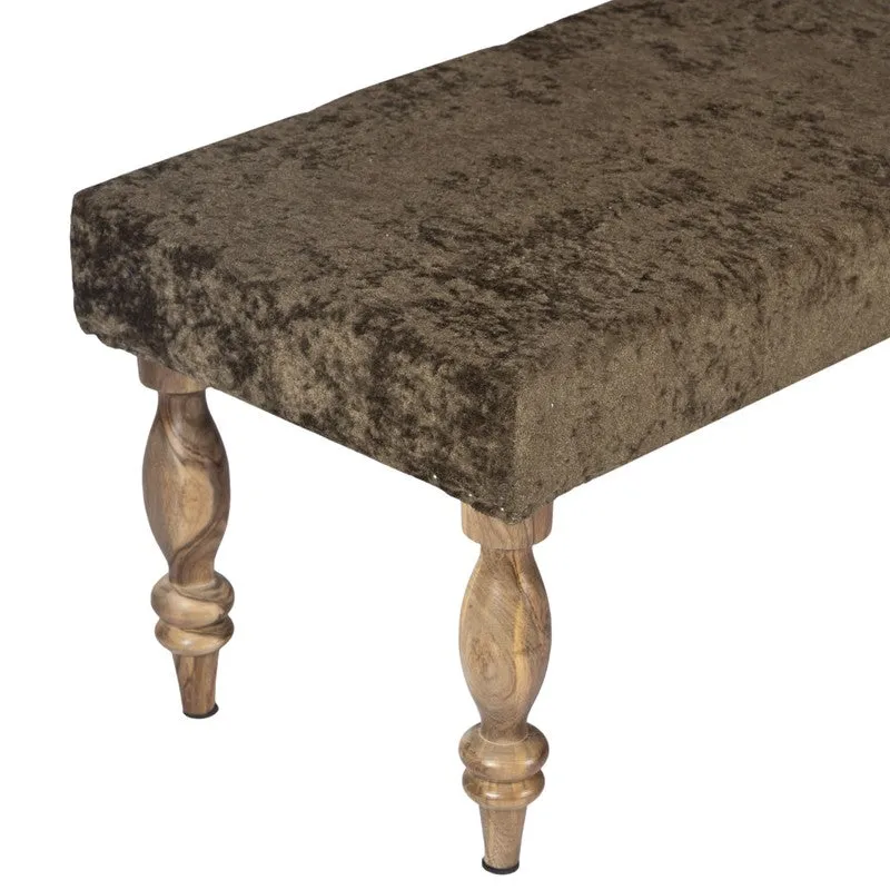 Alvino Sheesham Wooden Bench - Green media 7