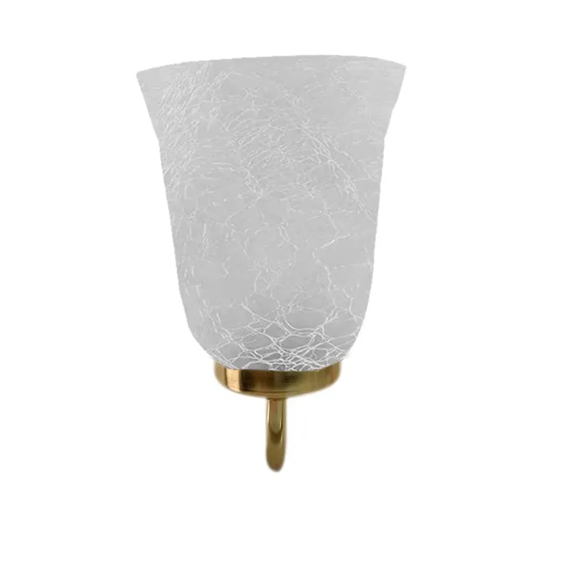 Crystal Bloom Golden Tilt Glass Wall Lamp media 6