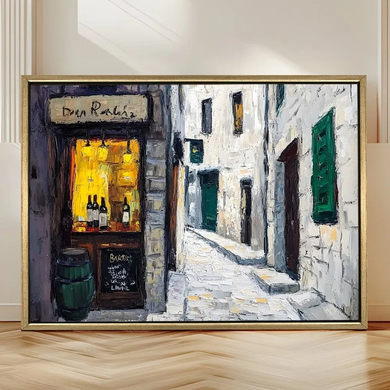 Oenophile Canvas Wall Painting With Frame media 4