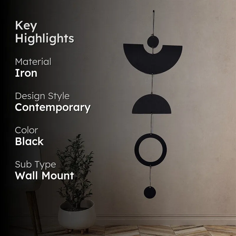 Alda Abstract Iron Wall Accent media 2