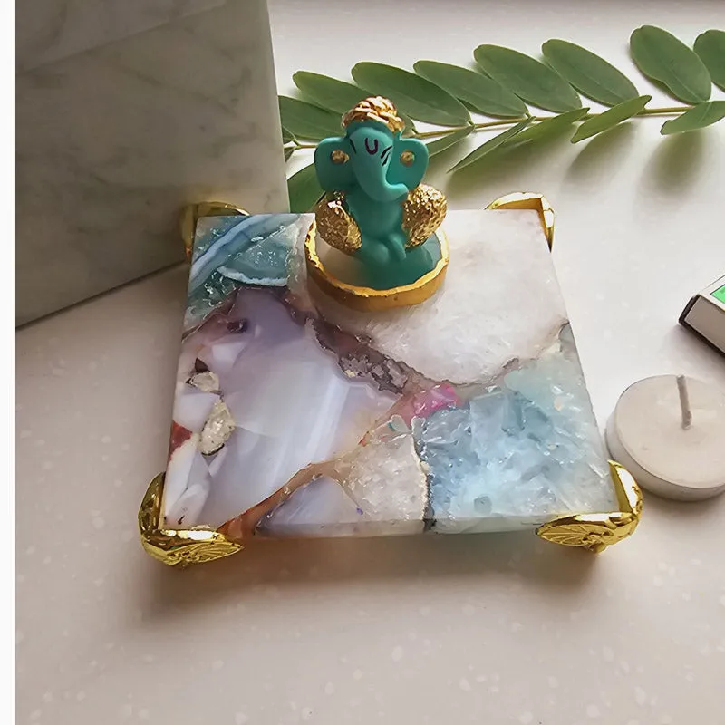 Athviya Green Ganesha Agate Gift Box media 4