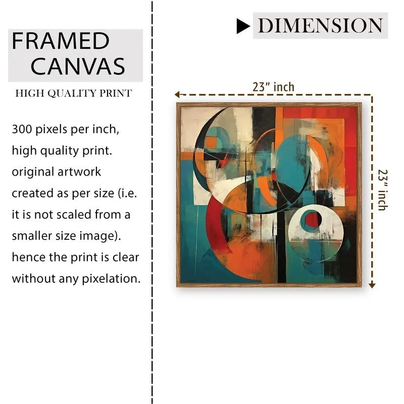 Pattern Spirit Canvas Wall Art With Frame media 9