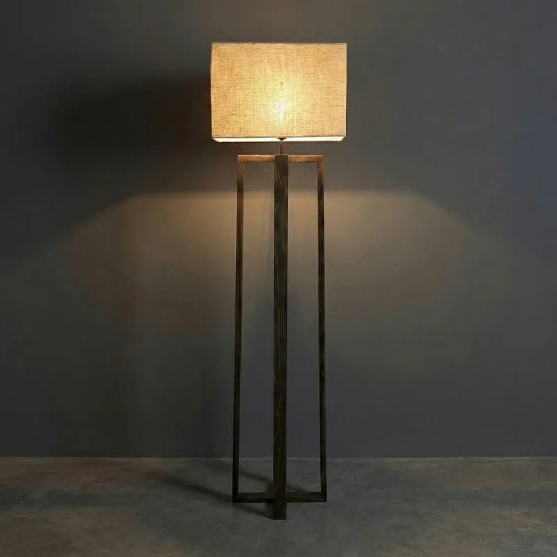 PureShade Wooden Floor Lamp - Brown media 7
