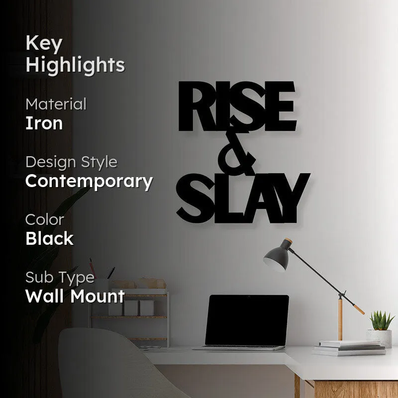 Rise And Slay Iron Wall Accent media 2