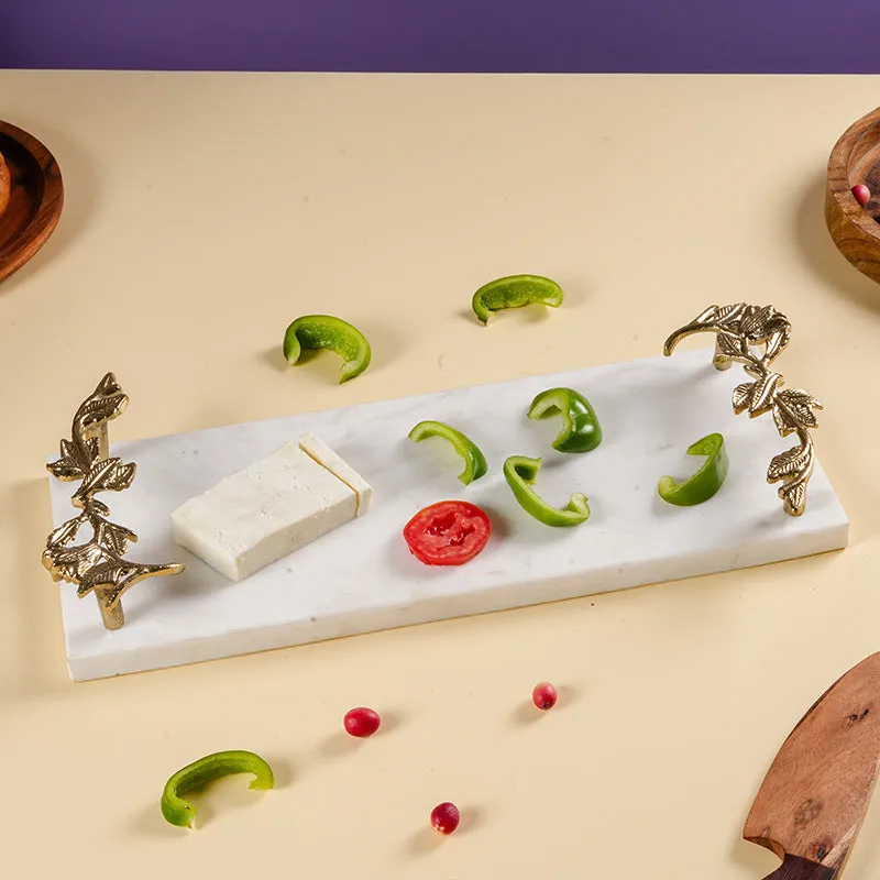 Elegant Platter - White media 1