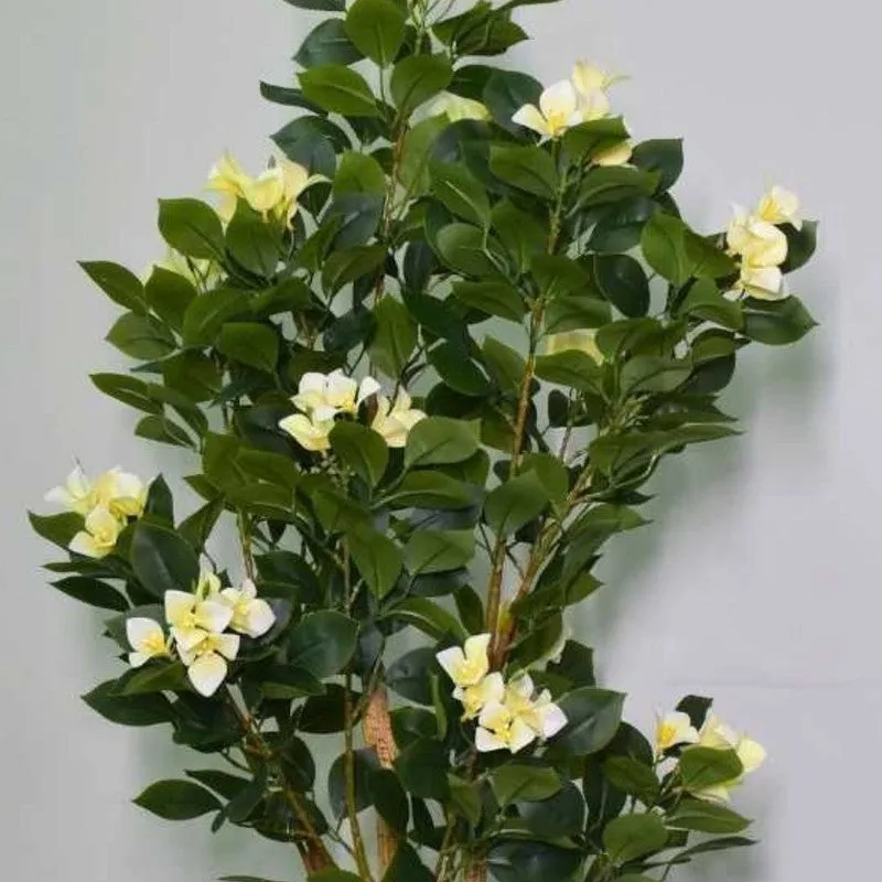 Artificial White Bougainvillea Plant Without Pot - 4.4 Feet media 5