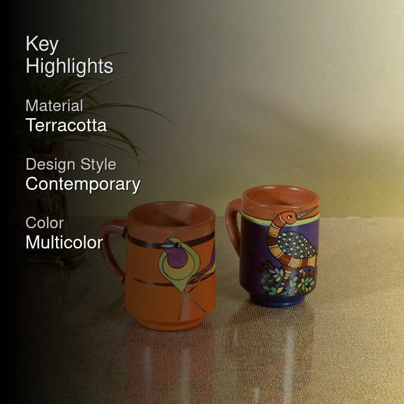 Induhasan Terracotta Tea Cup (175 mL Each) -  Set of Two media 2