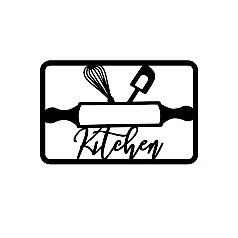 Kitchen Silhouette Iron Wall Accent media 4