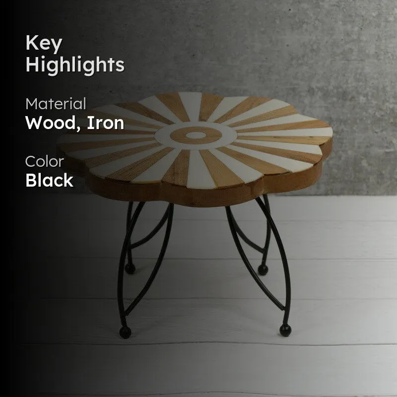 Blooming Decorative Cake Stand - Black media 2