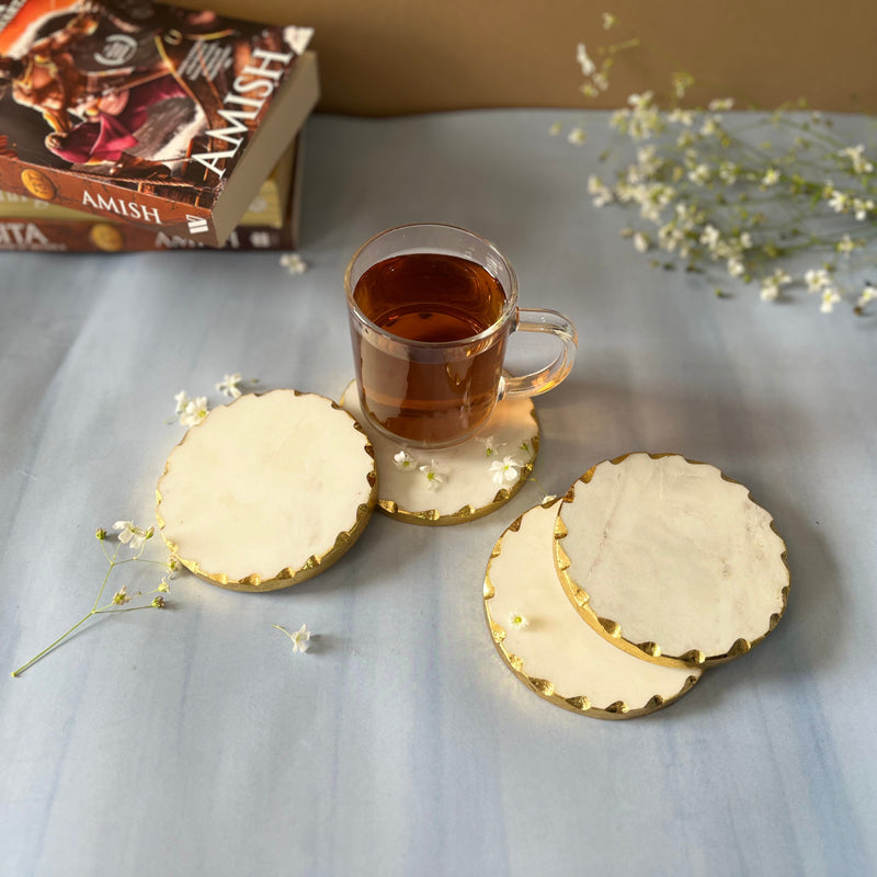 Holden Handcrafted Marble Coaster - Set Of Four media 5