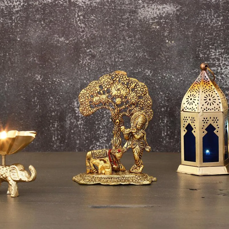 Krishna & Nandi Idol Gift Box media 1