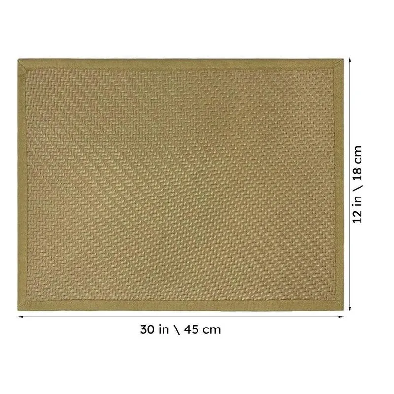 Rustayne Yellow Rectangle PVC Table Mats - Set Of Four media 6