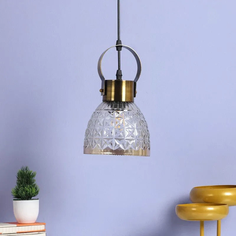 Aurora Faceted Glass Ceiling Lamp media 3