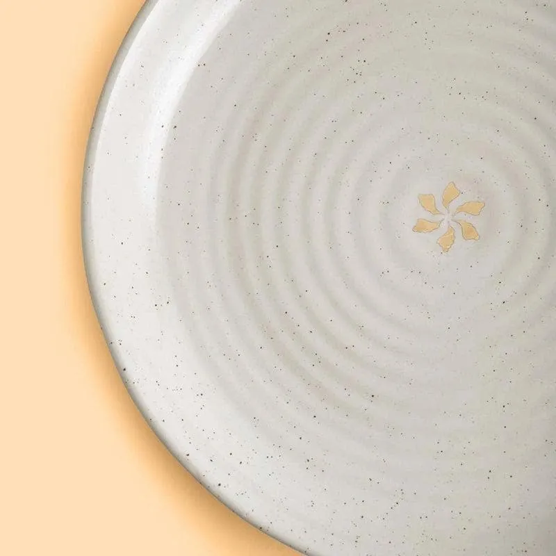 Ganga Dinner Plate (Beige) media 4