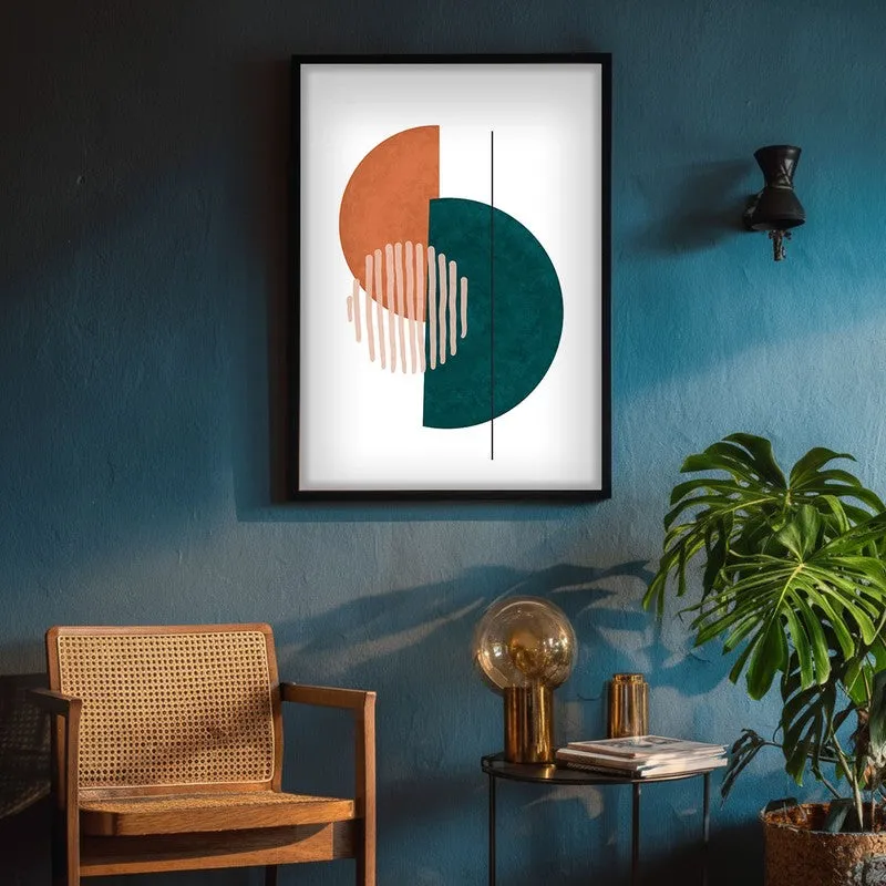 Linear Phase Canvas Wall Painting With Black Frame media 8