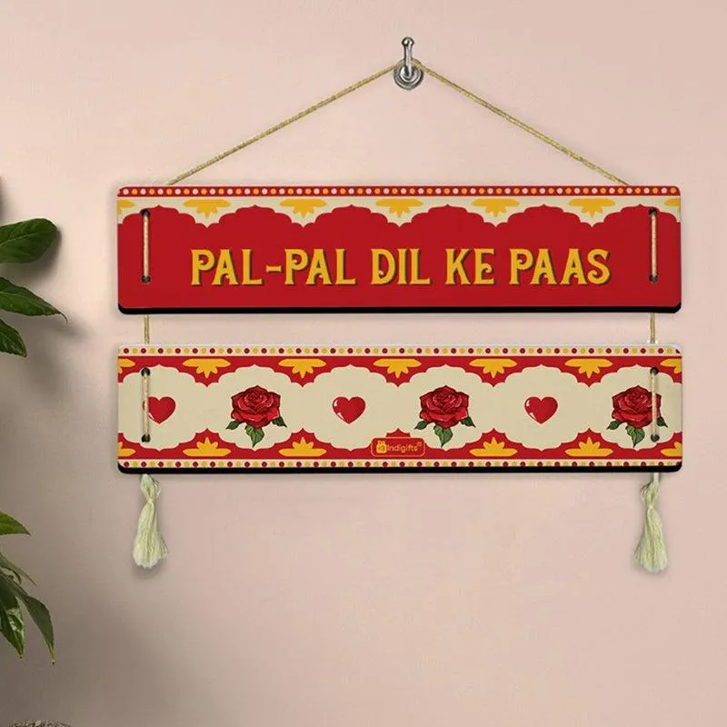 Pal Pal Dil Ke Paas Wooden Wall Accent media 3