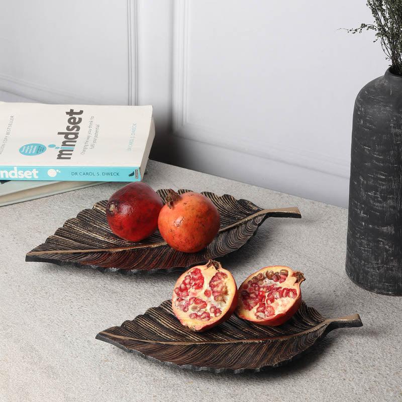 Leafy Platter - Set Of Two